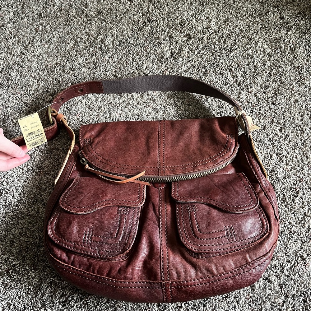 Lucky Brand Vintage Inspired Leather Bag